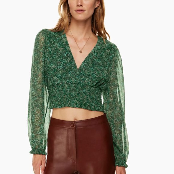 BNWT Aritzia Wistful (Genoa) Blouse in Small - Picture 6 of 7